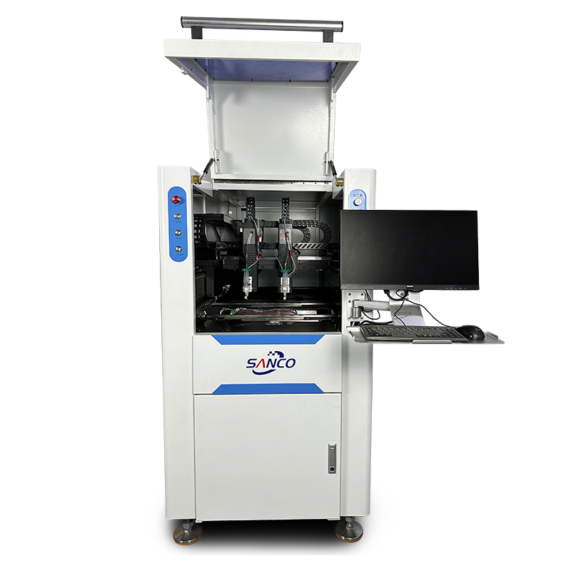 雙閥雙軌點膠機